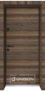 Входна врата Unison Optima, модел 3100, Райски орех