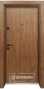 Входна врата Unison Optima, модел 4500, цвят Императорска акация