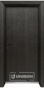 Входна врата Unison Optima, модел 4500, цвят Черна мура