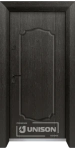 Входна врата Unison Optima, модел 4501p, цвят Черна мура