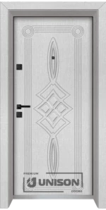 Входна врата Unison Optima, модел 4538p, цвят Лен
