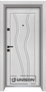 Входна врата Unison Optima, модел 4542p, Лен