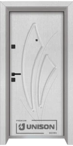 Входна врата Unison Optima, модел 4553p, Лен