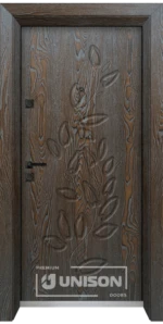 Входна врата Unison Optima, модел 4565p, Палисандър