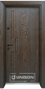 Входна врата Unison Optima, модел 4568p, Палисандър