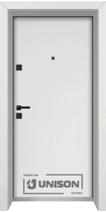 Входна врата Оптима Граде цвят Бял Мат