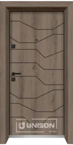 Входна врата Unison Laminor L-121, цвят Тунис