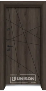 Входна врата Unison Laminor L-187, цвят Фиджи
