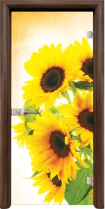 Стъклена врата Print G 13-4 каса Стандарт Орех
