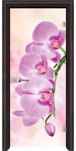 Стъклена врата Print G 13-3 Pink каса Стандарт Венге
